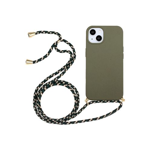 Handykette Hülle Handy Schutz für Apple iPhone 15 Case Cover Bumper Etuis Kette