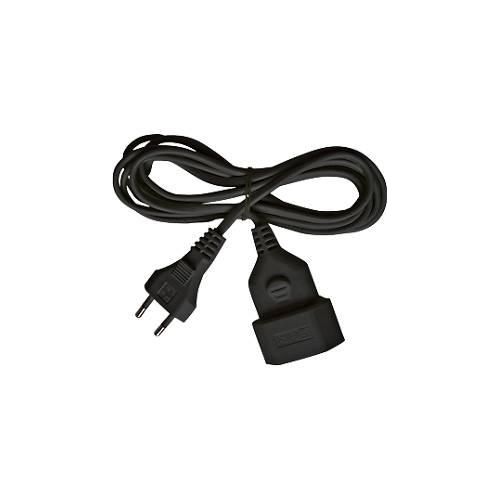 Brennenstuhl Verlängerungskabel, 5 Meter, Kunststoff, Euro-Stecker, Euro-Kupplung, schwarz