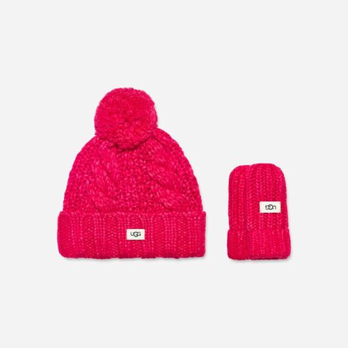 UGG® Strickset für Kleinkinder in Cerise, Größe O/S