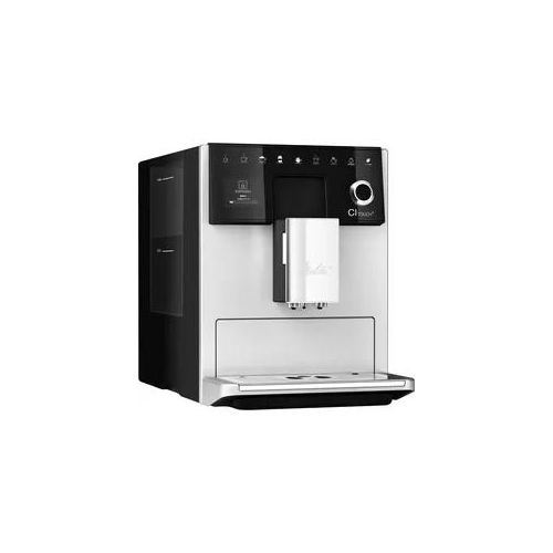 MELITTA Kaffeevollautomat "CI Touch F630-111" Kaffeevollautomaten silber, 10 Kaffeerezepte, 2-Kammern-Bohnenbehäl., One Touch Bedienung silberfarben (silber)