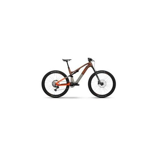 Haibike Lyke CF 10 Leather/Orange - Gloss M