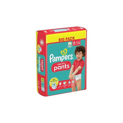 Pampers® Windeln baby-dry™ BIG PACK Größe Gr.6 (14-19 kg) für Kids und Teens (4-12 Jahre), 40 St.