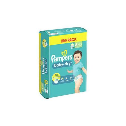 Pampers® Windeln baby-dry™ BIG PACK Größe Gr.6 (13-18 kg) für Kids und Teens (4-12 Jahre), 44 St.