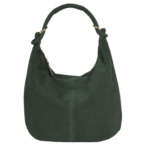 Shopper BRUNO BANANI Gr. B/H/T: 43cm x 33cm x 4cm onesize, grün (oliv) Damen Taschen echt Leder