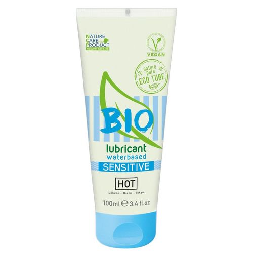 Gleitgel „HOT BIO waterbased Sensitiv“, 100% bio