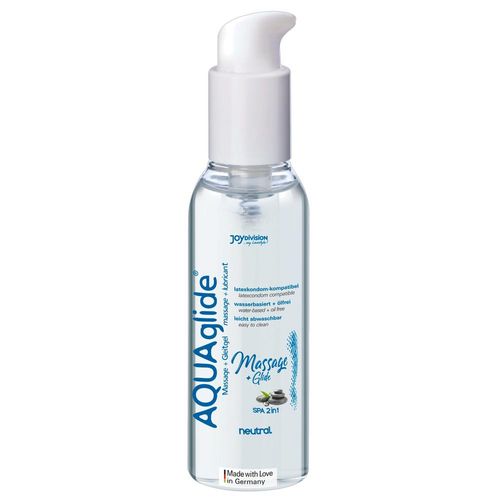 Massage- und Gleitgel „AQUAglide Massage + Glide 2 in 1“, 200 ml