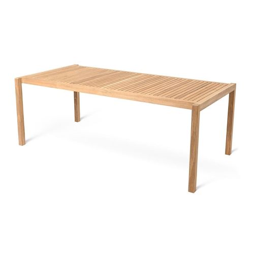 Carl Hansen - AH901 Gartentisch, 200 x 100 cm, Teak unbehandelt