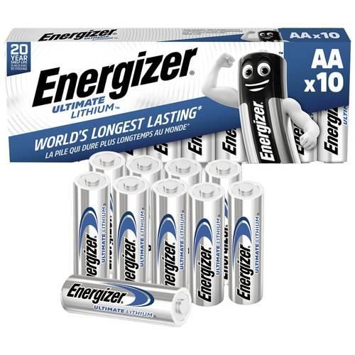 Energizer Ultimate FR6 Mignon (AA)-Batterie Lithium 3000 mAh 1.5 V 10 St.