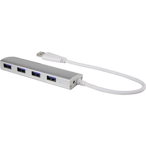 Renkforce 4 Port USB 3.2 Gen 1-Hub (USB 3.0) Aluminium