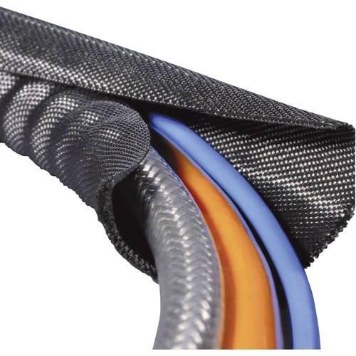 HellermannTyton 170-01013 Twist-In 13 Geflechtschlauch Schwarz Polyester 10 bis 13 mm 5 m