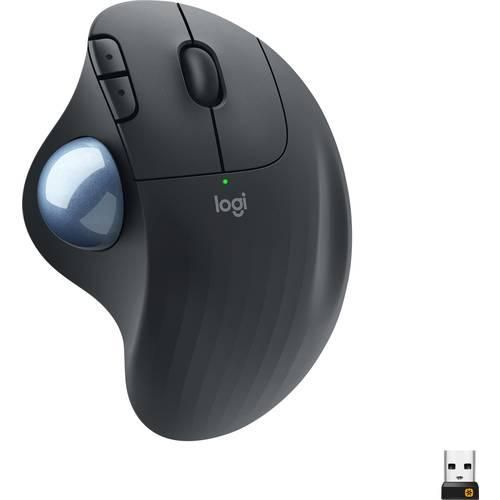 Logitech ERGO M575 Trackball Funk Optisch Schwarz 5 Tasten 2000 dpi Ergonomisch