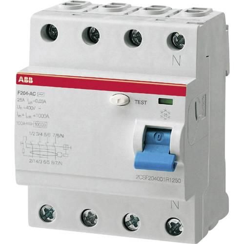 ABB 2CSF204101R1400 FI-Schutzschalter A 4polig 40 A 0.03 A 230 V/AC, 400 V/AC