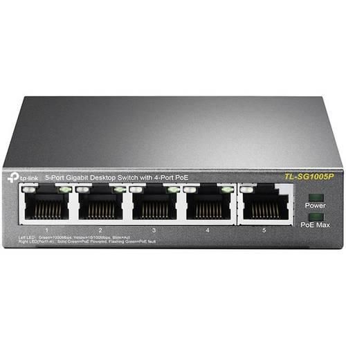 TP-LINK TL-SG1005P Netzwerk Switch 5 Port PoE-Funktion