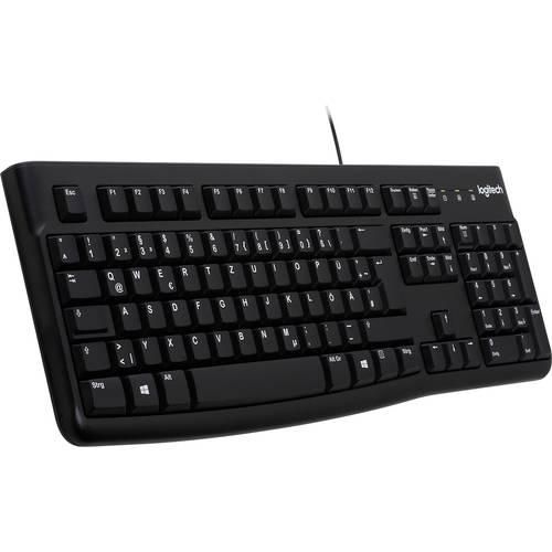 Logitech Keyboard K120 Business USB Tastatur Deutsch, QWERTZ Schwarz