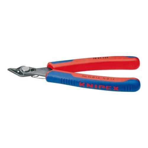 Knipex Super-Knips 78 61 125 Elektronik- u. Feinmechanik Schneidzange ohne Facette 125 mm