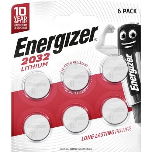 Energizer Knopfzelle CR 2032 3 V 6 St. 240 mAh Lithium CR2032