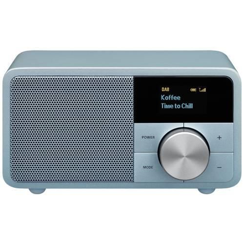 Sangean Genuine Mini DDR-7 Tischradio DAB+, UKW AUX, Bluetooth® Türkis