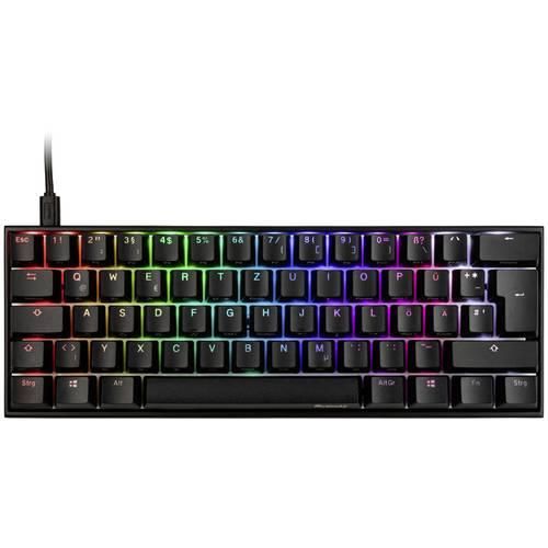 Ducky Mecha Mini MX-Speed-Silver USB Gaming-Tastatur Deutsch, QWERTZ Schwarz