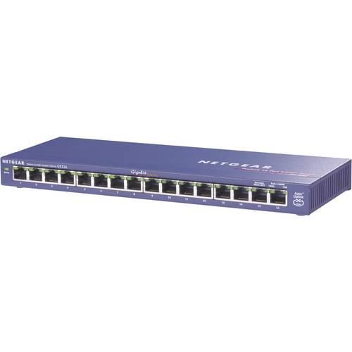 NETGEAR ProSAFE® GS116GE Netzwerk Switch 16 Port 1 GBit/s