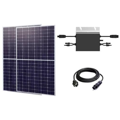 Technaxx TX-241 5064 Solar-Set 410 Wp inkl. Laderegler, inkl. Anschlusskabel, inkl. Wechselrichter, inkl. Spannungswandler