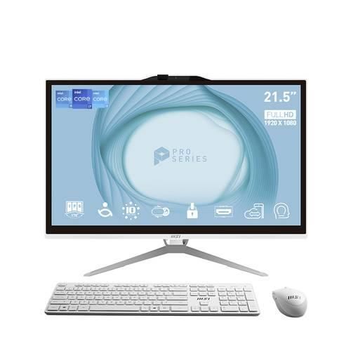 MSI All-in-One PC PRO AP222T 13M-221DE 54.6 cm (21.5 Zoll) Full HD Intel® Pentium® G7400 4 GB RAM 128 GB SSD 00AC0112-221