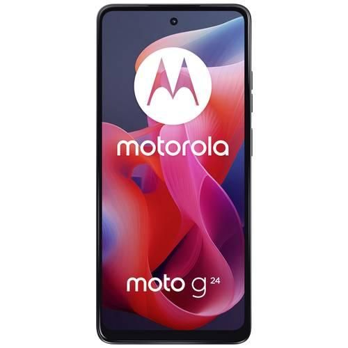 Motorola moto G24 Smartphone 128 GB 16.8 cm (6.6 Zoll) Matt Schwarz Android™ 14 Dual-SIM