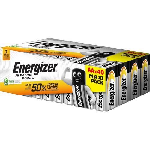 Energizer Power LR06 Mignon (AA)-Batterie Alkali-Mangan 1.5 V 40 St.