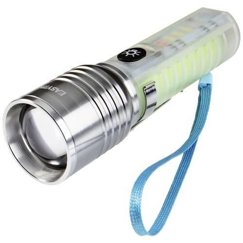 easymaxx Security LED 5V LED Taschenlampe akkubetrieben 500 lm 120 g