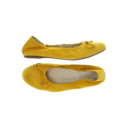 Gabor Damen Ballerinas, gelb, Gr. 6.5