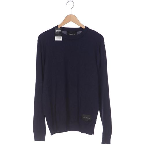 John Richmond Herren Pullover, marineblau, Gr. 52