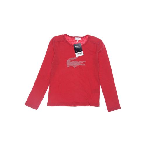 Lacoste Damen Langarmshirt, rot, Gr. 128