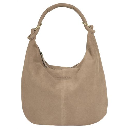 Shopper BRUNO BANANI Gr. B/H/T: 43cm x 33cm x 4cm onesize, beige Damen Taschen echt Leder