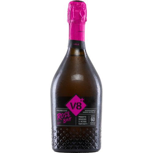 v8+ Lele Prosecco Rosé Millesimato, Brut, Prosecco DOC, Venetien, 2022, Perlwein / Secco