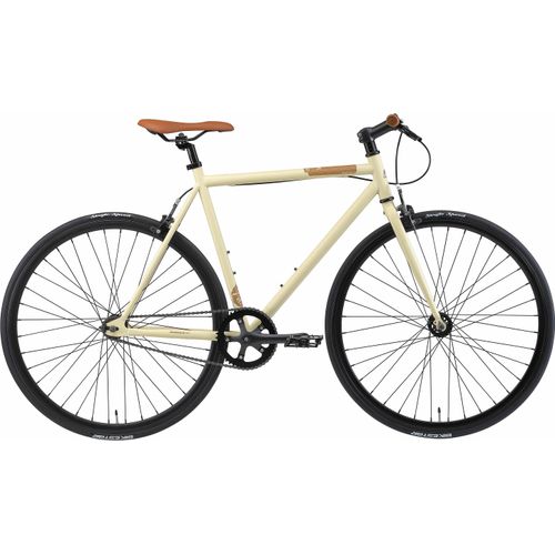 Singlespeed BIKESTAR Gr. 53, beige, Fahrräder, 53cm, 28 Zoll (71,12cm), für Damen und Herren