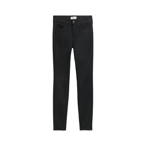 TOM TAILOR DENIM Damen TTNELA EXTRA SKINNY Coated Jeans, schwarz, Uni, Gr. 26/30