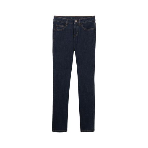 TOM TAILOR Damen TTALEXA STRAIGHT Jeans, blau, Uni, Gr. 28/32