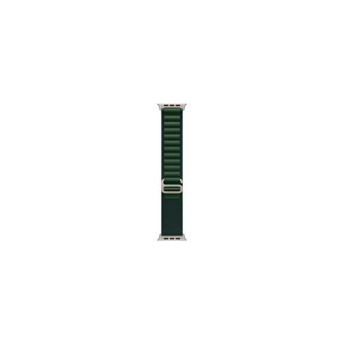 49 mm Alpine Loop, Uhrenarmband dunkelgrün/titan, Größe L