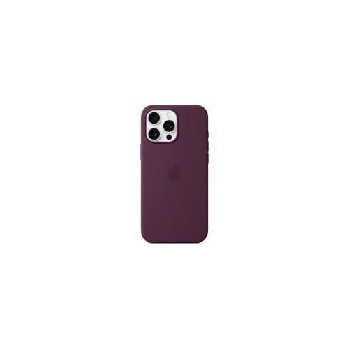 Silikon Case mit MagSafe, Handyhülle pflaume, iPhone 16 Pro Max