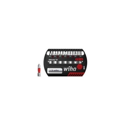 Bit-Satz BitBuddy TY-Bits 29mm, 8-teilig schwarz/rot, PH / PZ / TX