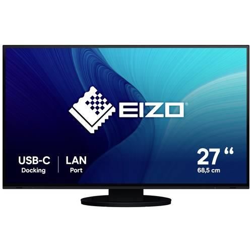 EIZO EV2795-BK LED-Monitor EEK D (A - G) 68.6 cm (27 Zoll) 2560 x 1440 Pixel 16:9 5 ms HDMI®, DisplayPort, USB-C®, USB-B, Kopfhörer (3.5 mm Klinke), USB 3.2