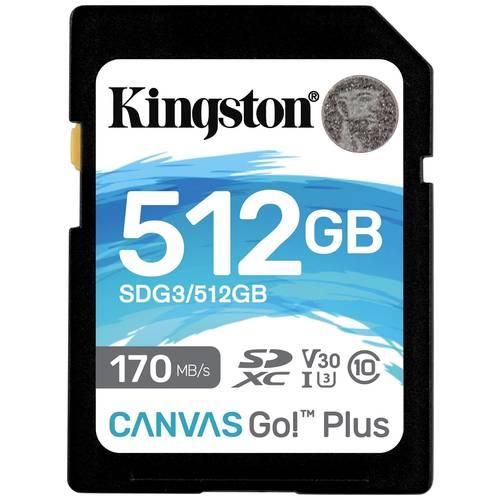 Kingston Canvas Go! Plus SD-Karte 512 GB Class 10 UHS-I