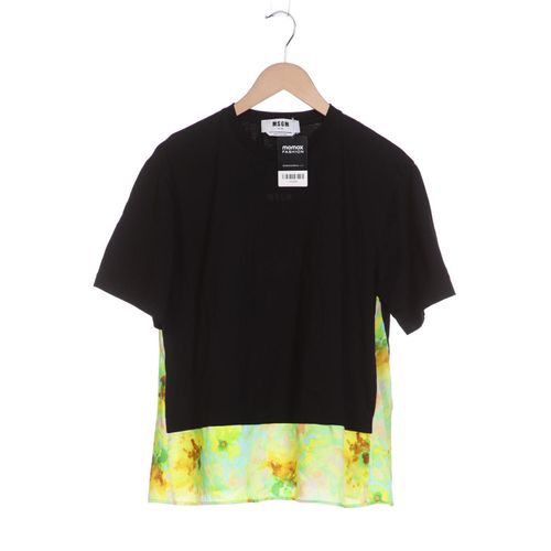 Msgm Damen T-Shirt, schwarz, Gr. 36