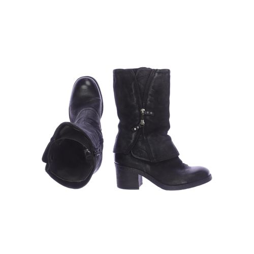 Mjus Damen Stiefel, schwarz, Gr. 36