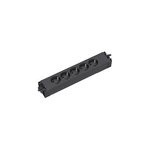 Bachmann STEP BASE - Steckdosenleiste - Wechselstrom 250 V - 3680 Watt - Eingabe, Eingang GST18i3 - Ausgangsanschlüsse: 5