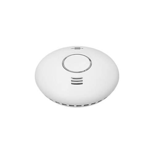 Brennenstuhl Connect WRHM0 Rauch- und Hitzewarnmelder, 2,4-GHz Wi-Fi, App-Benachrichtigung, 85 dB, EN 14604, inkl. Batterien