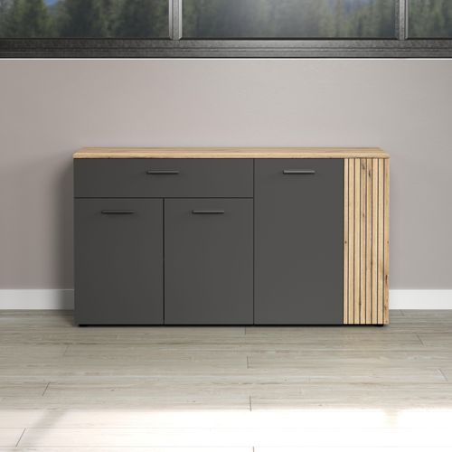 INOSIGN Sideboard »Estepona«, (1 St.), Kommode, Akustikpaneel-Look; Breite 150 cm