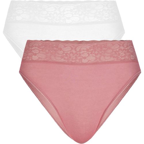 CALIDA Slip »Iconics«, (2er Pack), mit hochwertiger Lycra-Spitze am Bund