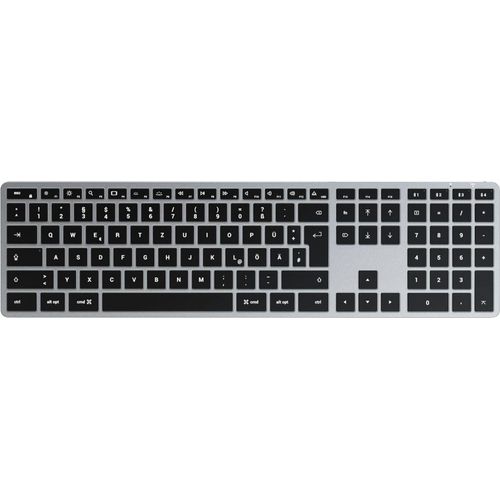 SATECHI Tastatur "Slim X3 Bluetooth Keyboard-DE (German)" Tastaturen grau (anthrazit)