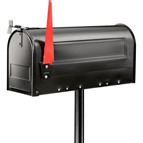 BURG WÄCHTER Briefkasten "893 S" Briefkästen Pfosten für Mailbox schwarz