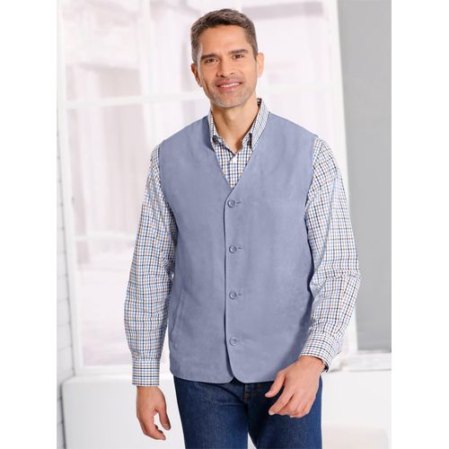 Kurzweste CLASSIC Gr. 54, blau (taubenblau) Herren Westen